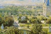 Claude Monet View of Tuileries Gardens, Paris oil
